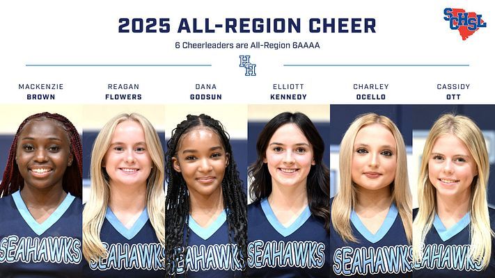 Congratulations to our All-Region Cheer Leaders